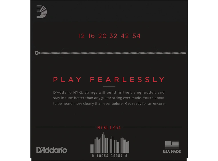 D'addario NYXL1254 El.Gitar Strenger (012-054) 